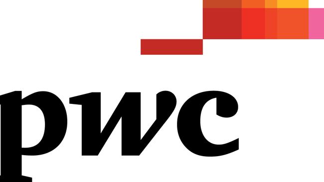 Logo of PwC - PricewaterhouseCoopers  for use in Federal Budget coverage. Supplied