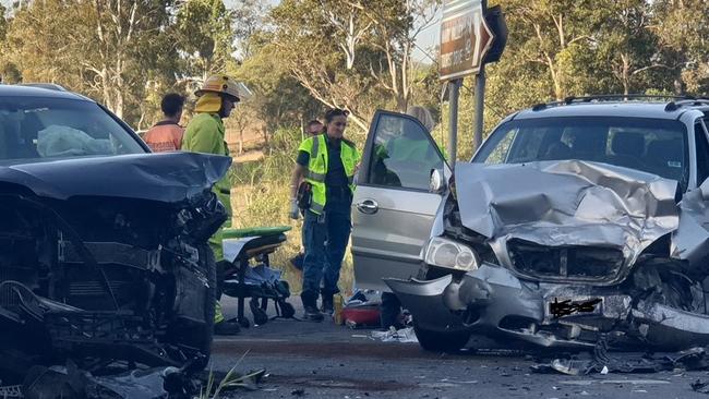 Another terrible accident in the Mary Valley this afternoon with one person still trapped in a vehicle