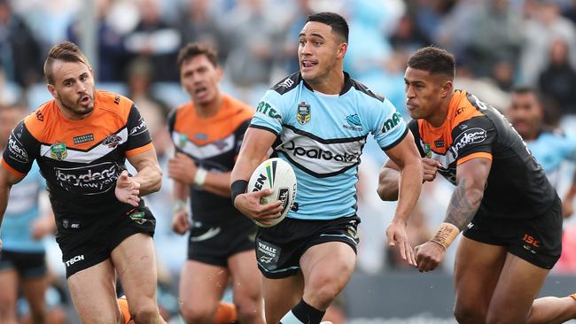 Valentine Holmes started the season slowly and had to handle the criticism for his below-par performances. Picture: Brett Costello