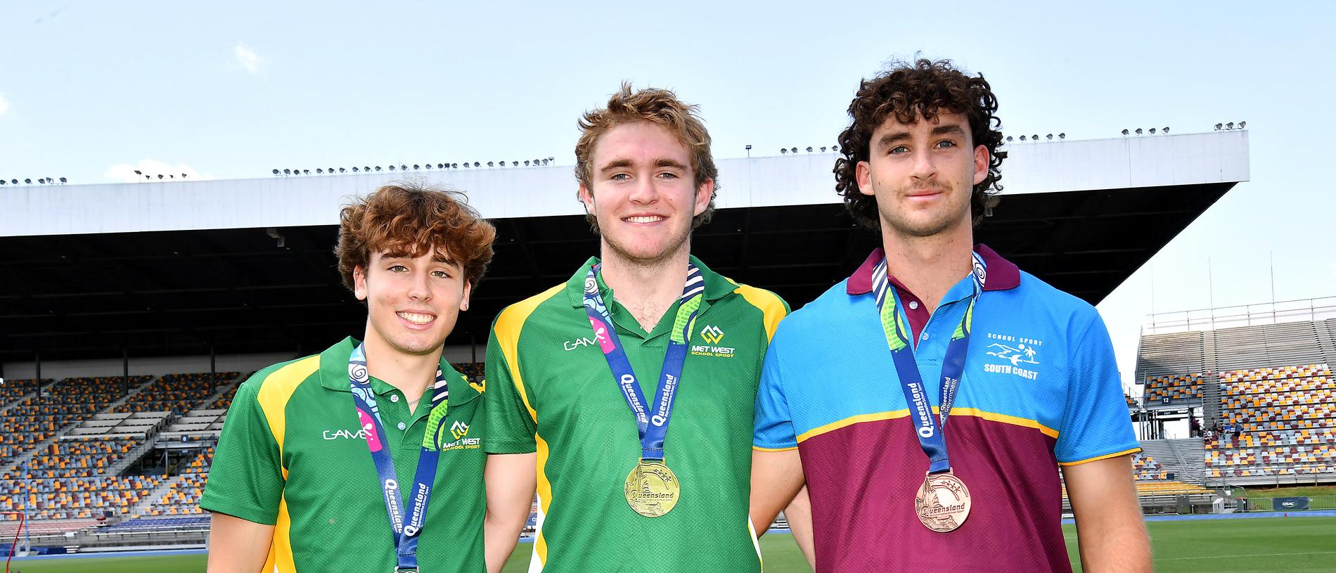 Queensland Representative School Sport track and field championships in Brisbane. Saturday October 12, 2024. Picture, John Gass