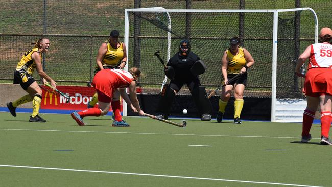 Photos from Darwin B-grade hockey grand final day. Picture: Darcy Jennings.