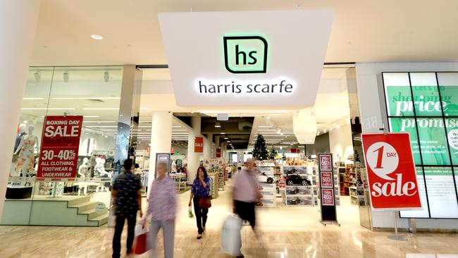 Harris Scarfe’s flag ship in Rundle Mall, Adelaide