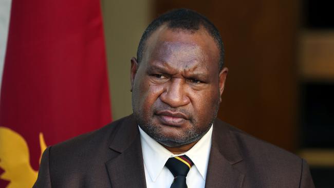 Papua New Guinea PM James Marape. Picture Gary Ramage