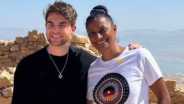 Nova Peris has resigned from her position as co-chair of the Australian Republican Movement. She is pictured here at Masada on a recent trip to Israel. Picture: Instagram