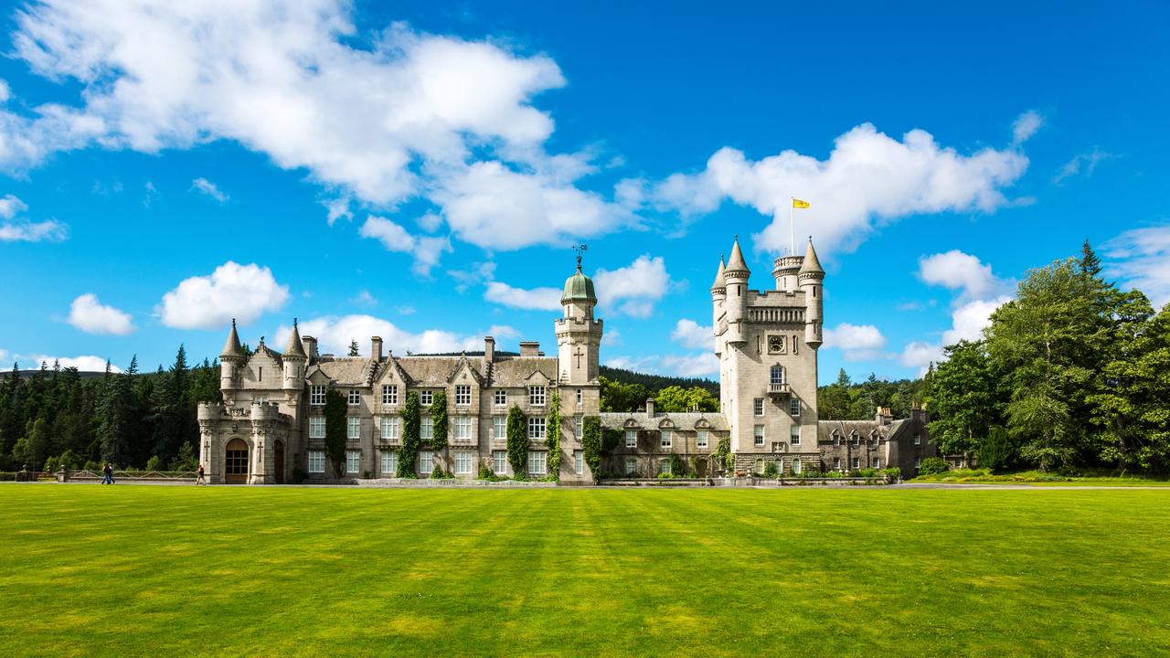 The Balmoral castle — the summer residence of the Royal Family