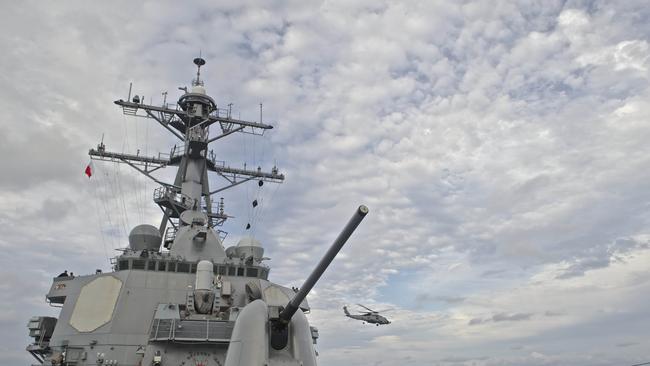 The USS Decatur. Picture: AFP