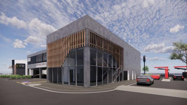 Renders of a potential swim school at the Cranebrook precinct.