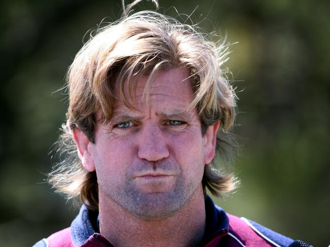 Coach Des Hasler during Manly Sea Eagles NRL training session at the Narrabeen Sports and Fitness Centre on Sydney's northern beaches.