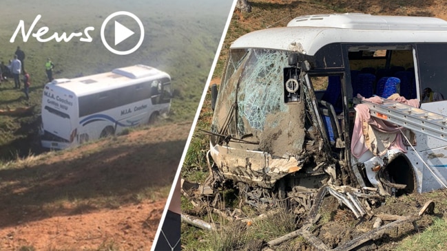 Over 25 injured in Harden bus crash