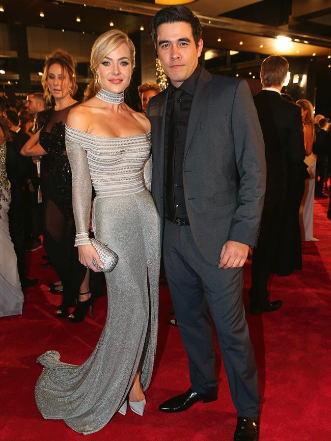 James Stewart and Jessica Marais