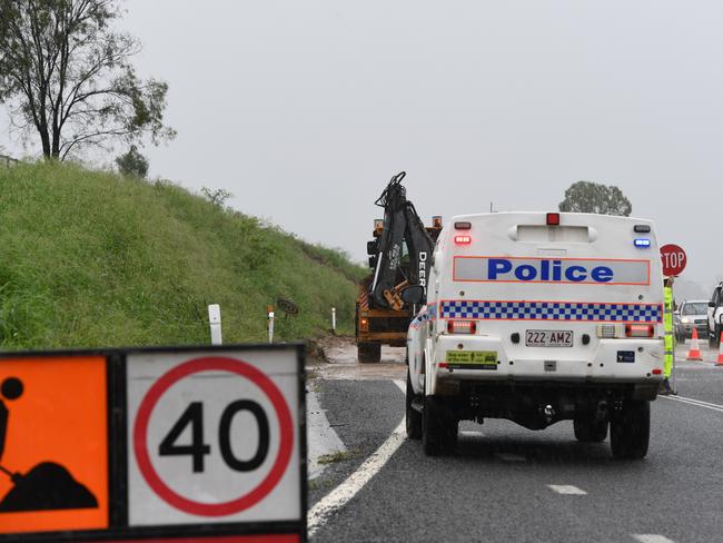 Police urge caution as landslide blocks major Plainland road