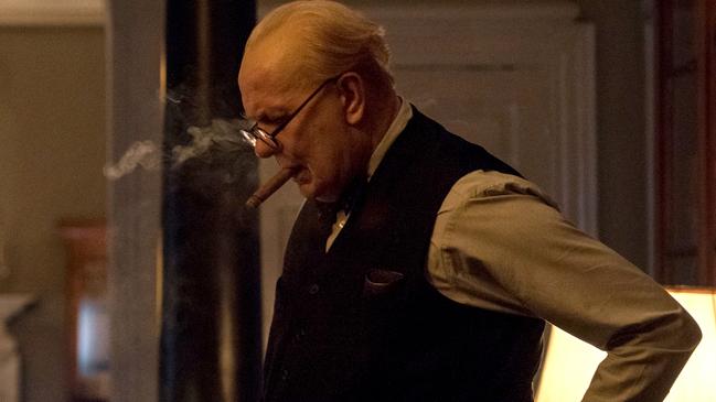 Gary Oldman as Winston Churchill in Darkest Hour. Picture: Jack English / Focus Features