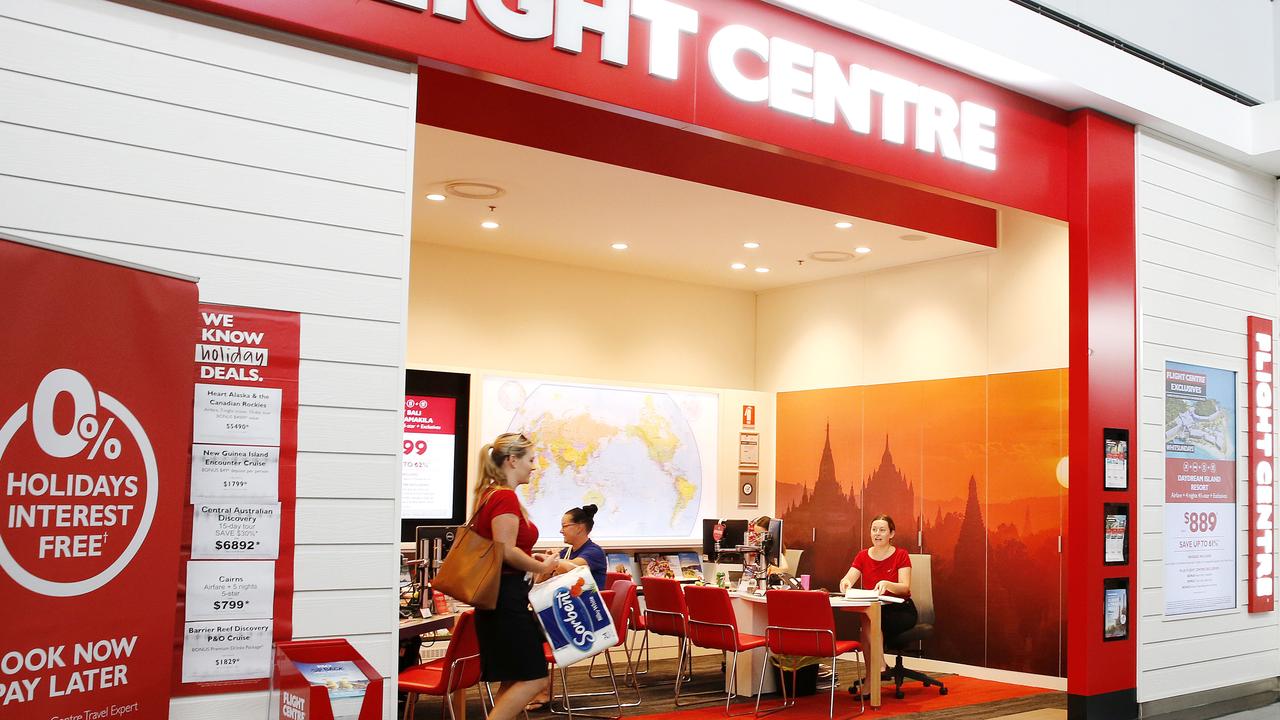 Coronavirus Australia Flight Centre closes 428 stores asks for