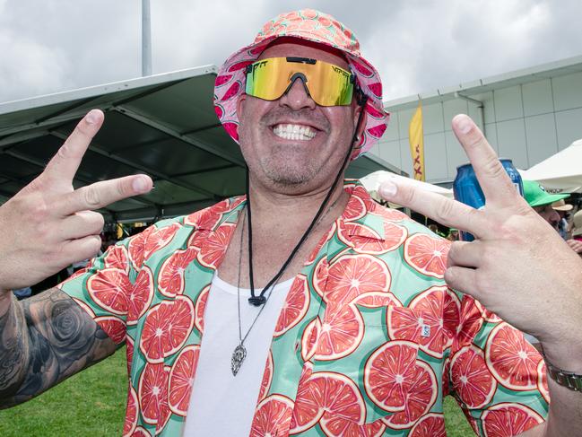 ÃKTownÃ enjoying the Magic Millions at Aquis Park , Gold Coast.Picture: Glenn Campbell