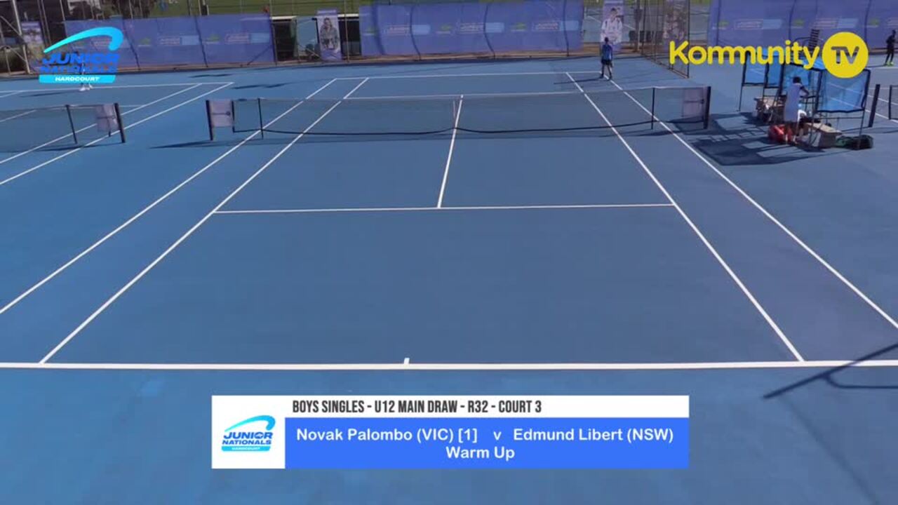 Replay: Novak Palombo v Edmund Libert – 2024 Australian Junior Hardcourt Championships Day 1