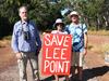Locals rally to save Lee Point from proposed housing development
