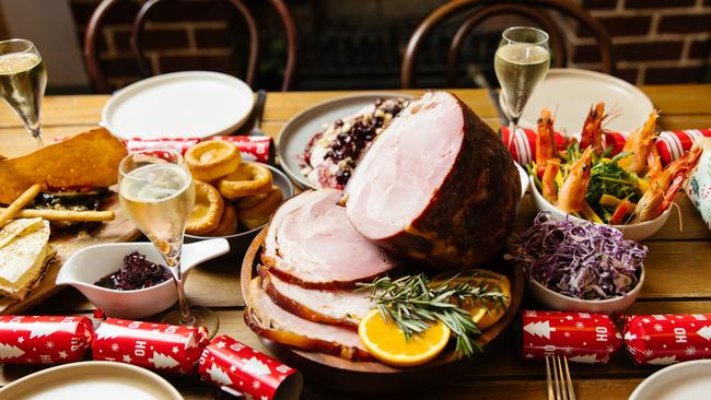 A monster ham, or two, is a staple of the Christmas feast.