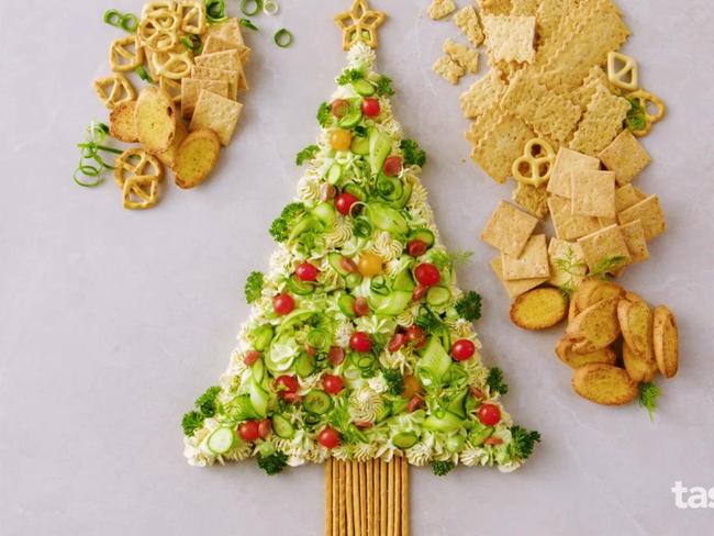 Taste_Christmas tree dip board_TasteTV