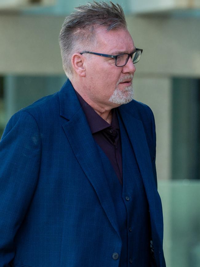 Paul Tilbury at the Adelaide Magistrates Court after an earlier appearance. Picture: NCA NewsWire