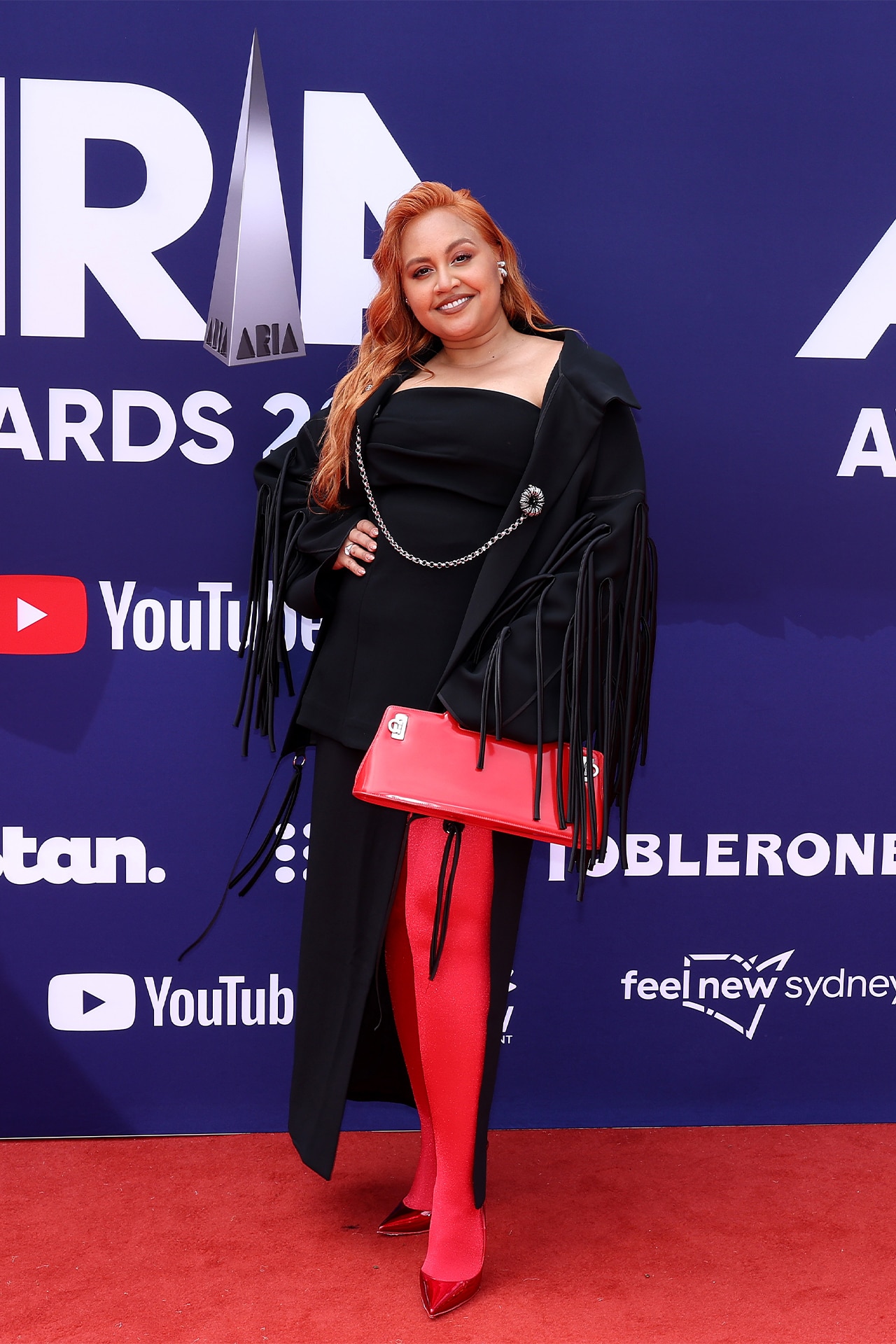 <p>Jessica Mauboy attends the 2023 ARIA Awards.</p>