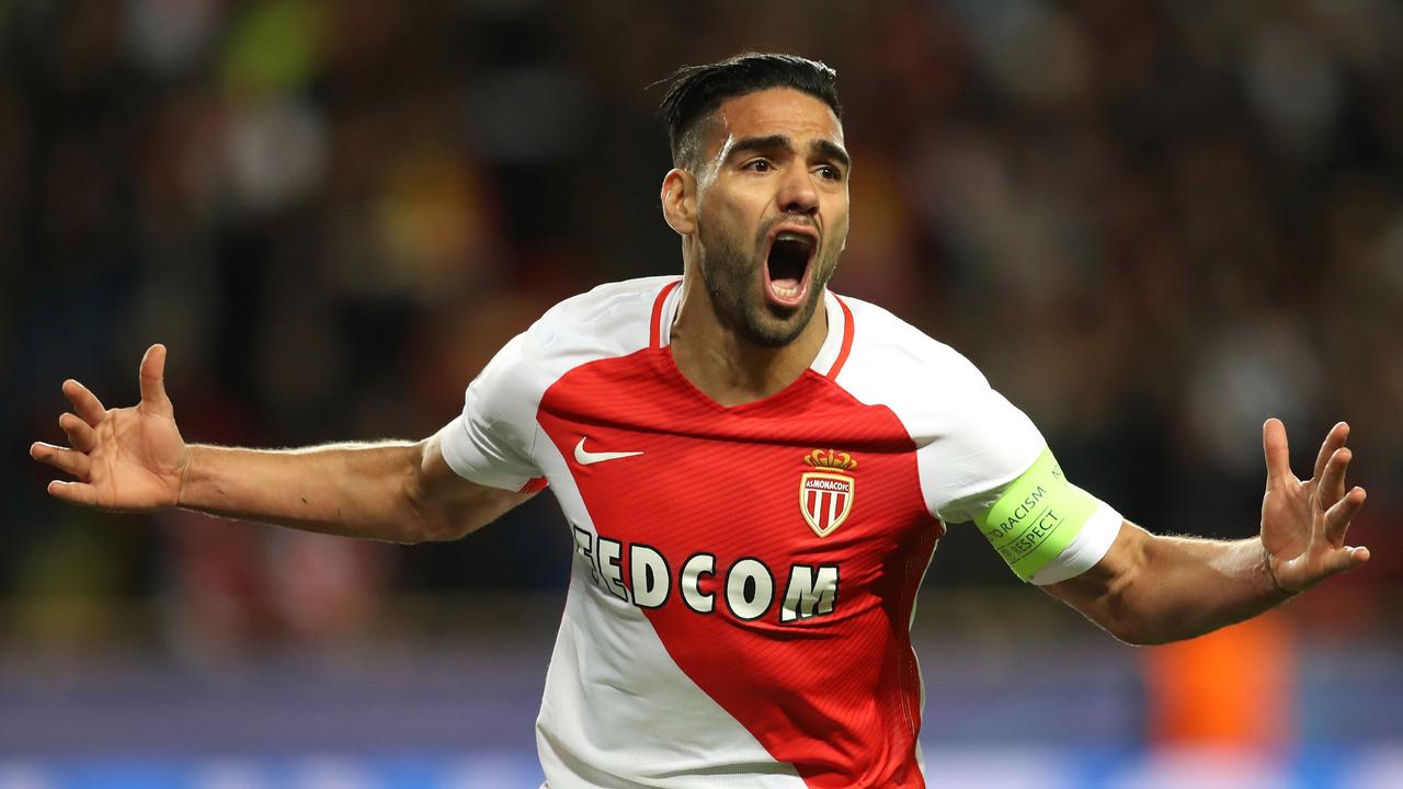Monaco's Colombian forward Radamel Falcao has been handed a suspended prison sentence and a $A13.9 million fine ahead of the World Cup in Russia.