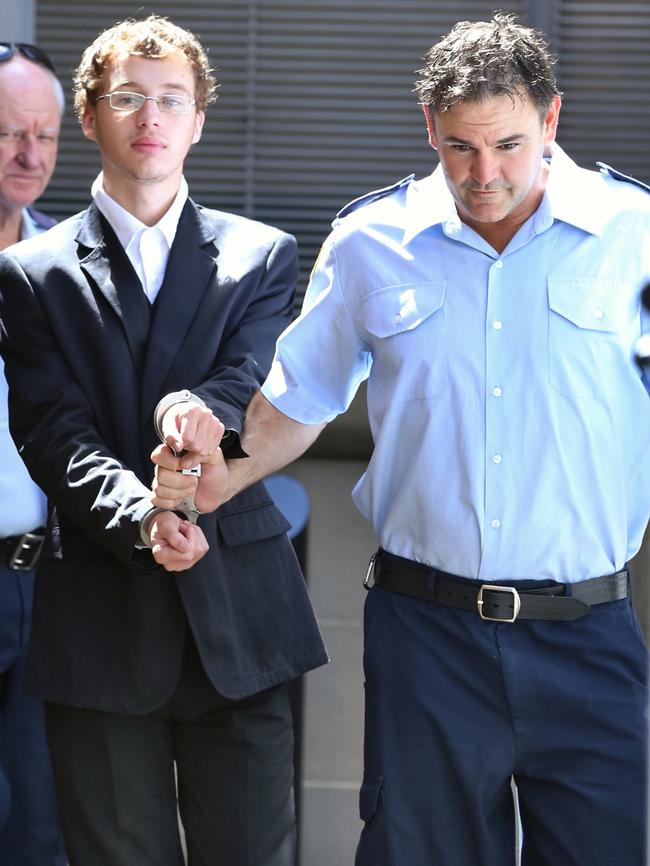 Daniel Jack Kelsall leaves NSW Supreme court after being found guilty of murder. Picture Craig Greenhill