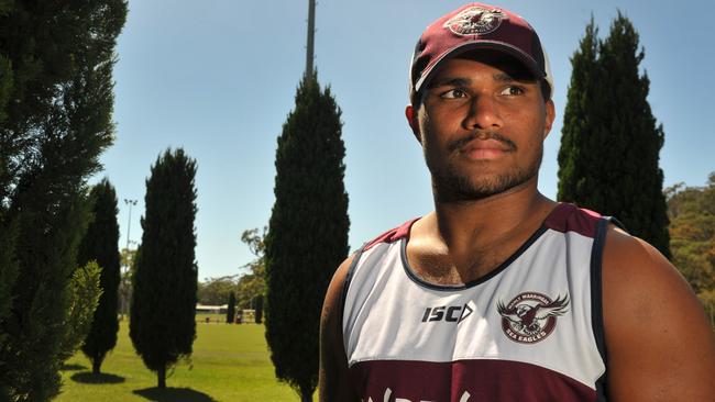 Jayden Hodges at training.