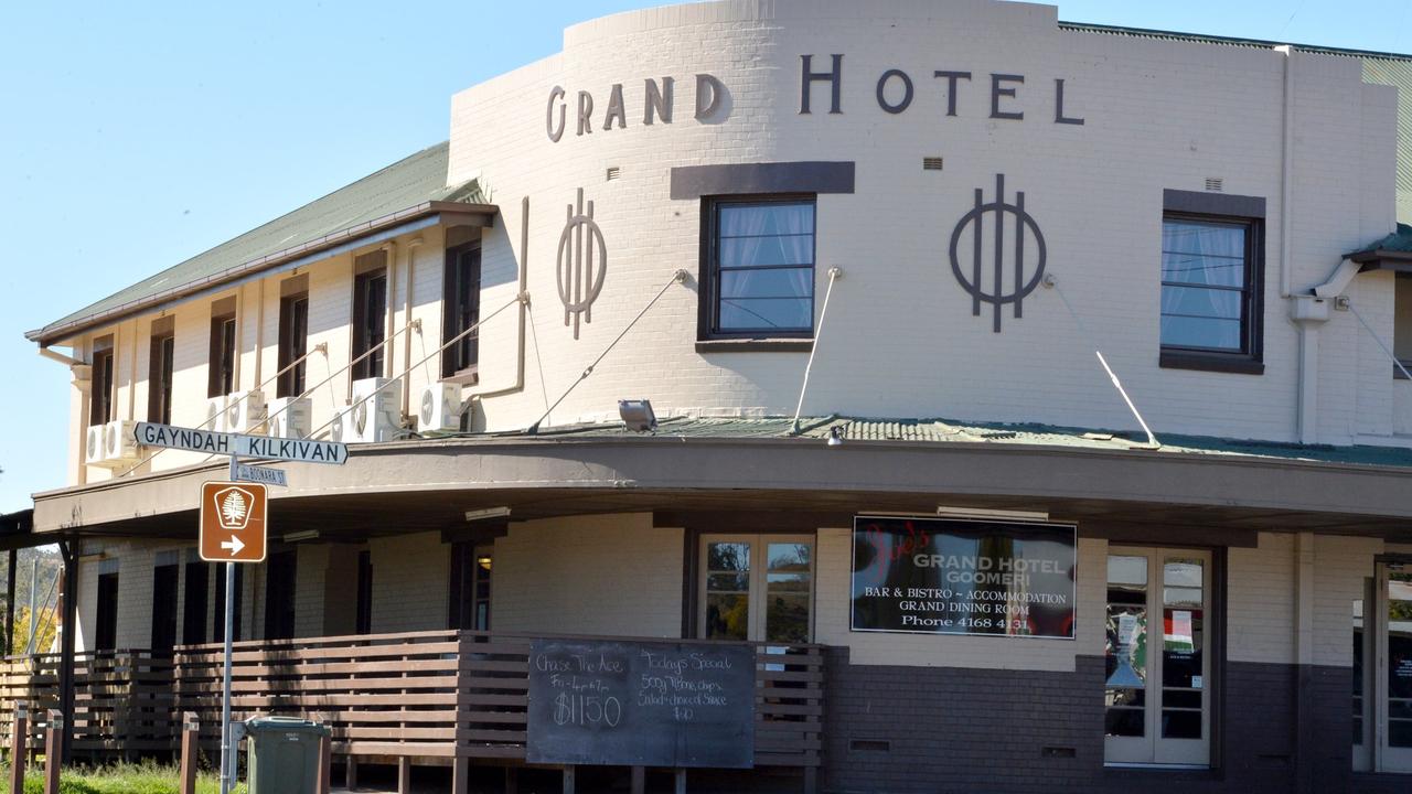 The Grand Hotel was previously called Joe’s Grand Hotel Goomeri and was owned by Joe Prendergast. Source: Tanya Easterby / The Gympie Times