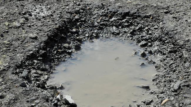 Reports of potholes on Victorian roads in the last 12 months have increased by 272 per cent.