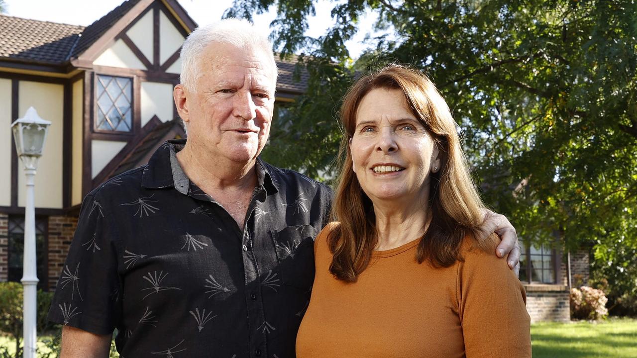 Terry and Wendy Fitzgerald say new homes could be built in their area of Sydney but the infrastructure isn’t there to support a growing population. Picture: Jonathan Ng