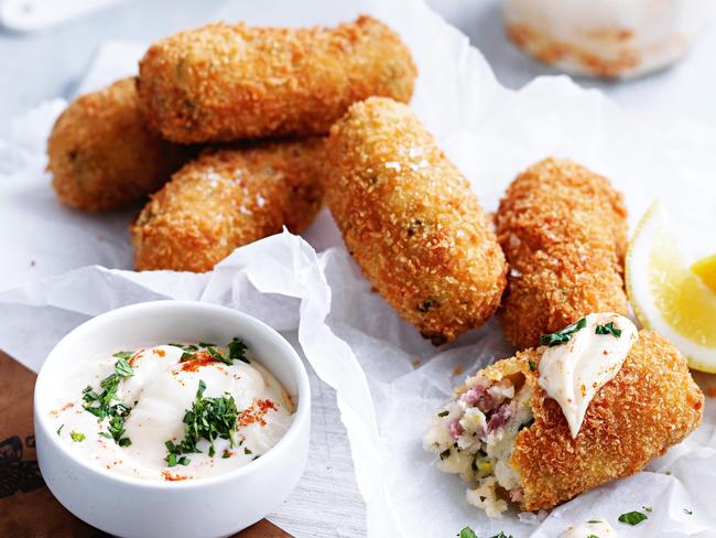 Spend your afternoon picking at arancini's close cousin.