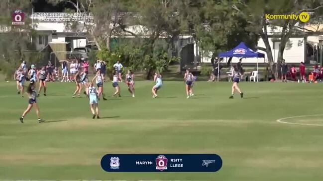 Replay: AFL Queensland Schools Cup SEQ semi-finals - Marymount College v Varsity College (Junior female)