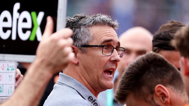 The pressure has eased on GWS coach Leon Cameron. Picture: James Elsby/AFL Photos via Getty Images