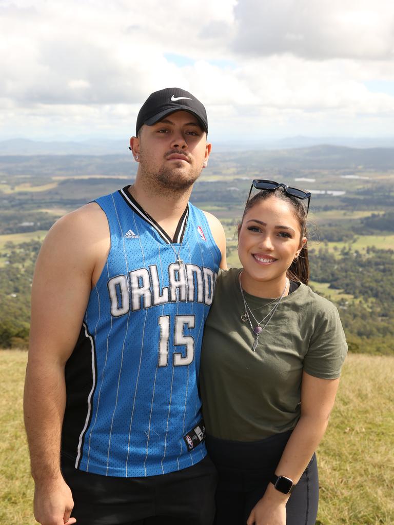 Tahlia Nunes Da Fonseca and Carlos Walker from Helensvale.. Picture Glenn Hampson