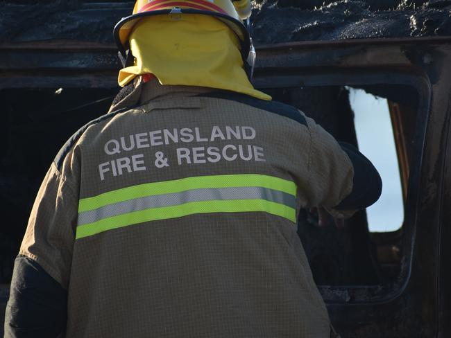 River St van fire. Picture Lillian Watkins QFES generic