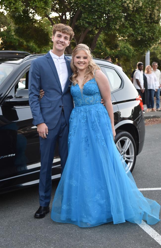 Students at Kawana Waters State College Year 12 formal 2024.