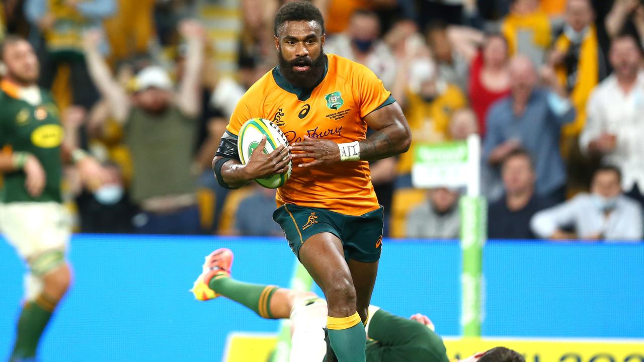 Marika Koroibete will rejoin the Wallabies. Picture: Jono Searle/Getty Images