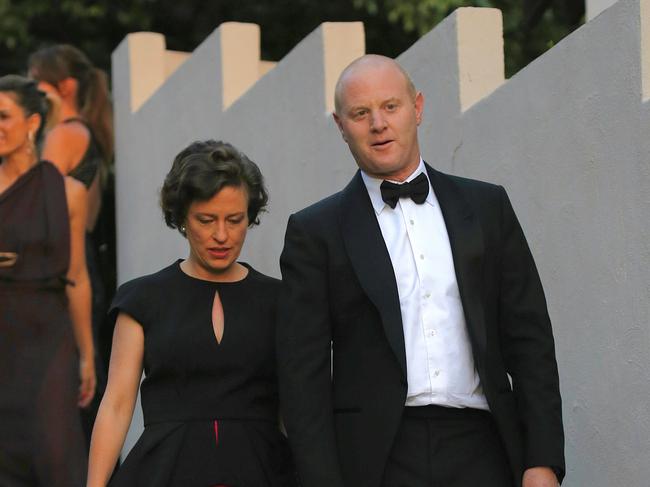 Ian Narev attending the wedding of John Symond and Amber McDonald earlier this year. Picture: Dylan Robinson.