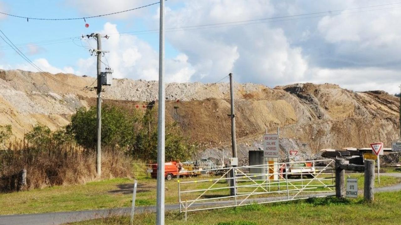 Rosewood's New Oakleigh coal mine when it was nearing the end of its operation. Picture: Sarah Fleming