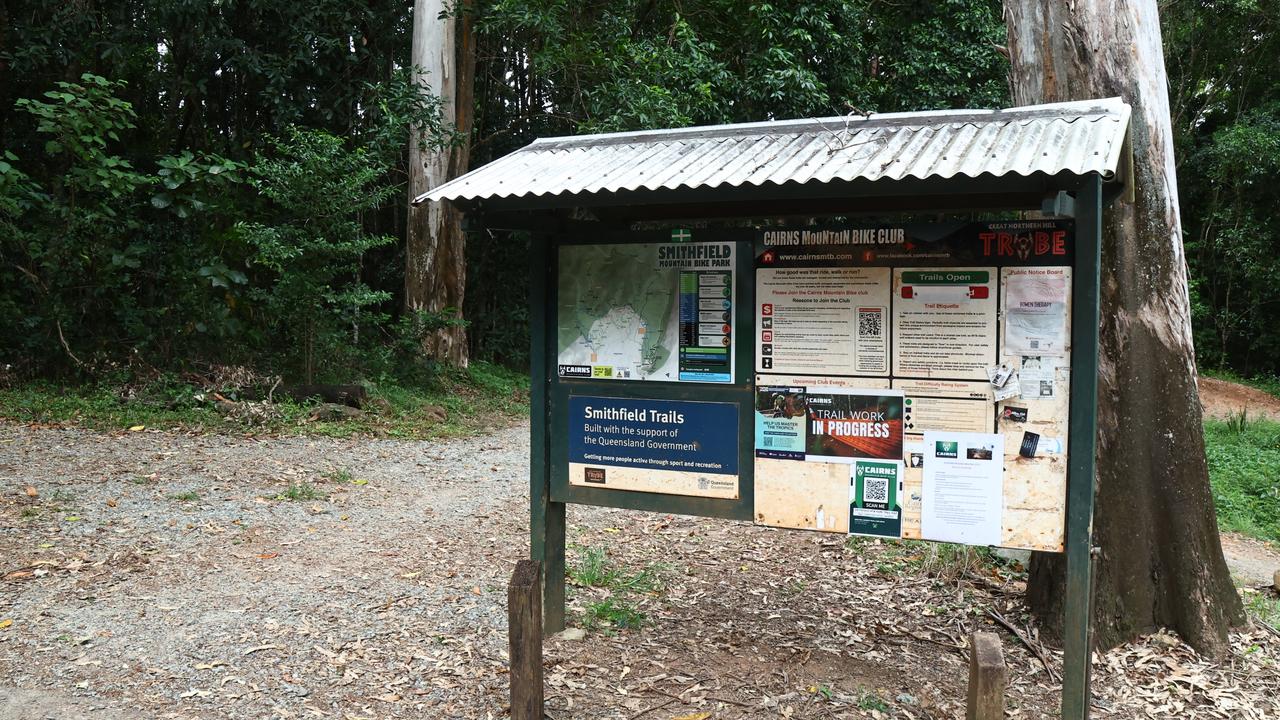 The Smithfield Mountain Bike trailhead on McGregor Rd. Picture: Peter Carruthers