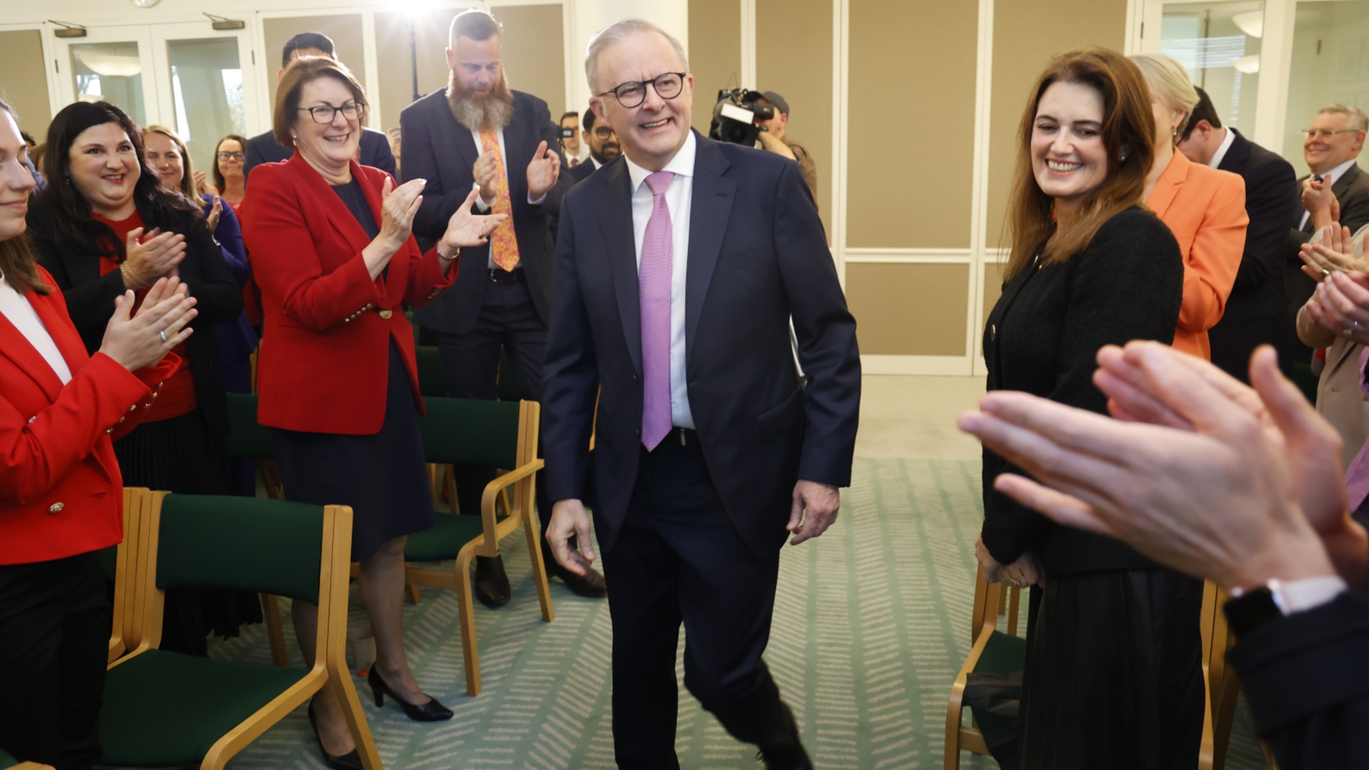 Spirits high as Labor MPs gather in Canberra