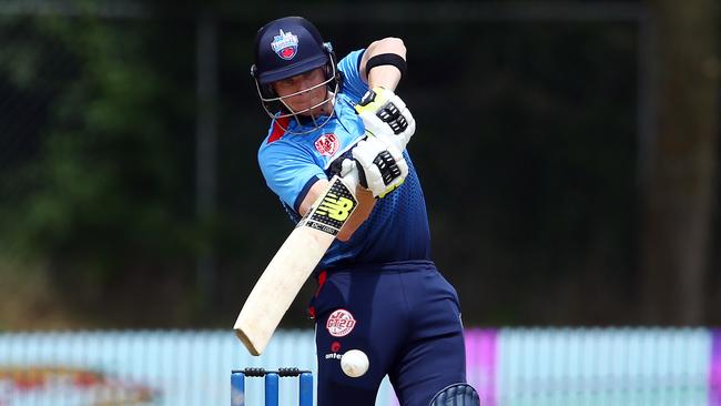 Steve Smith in T20 action for the Toronto Nationals. Picture: Getty Images