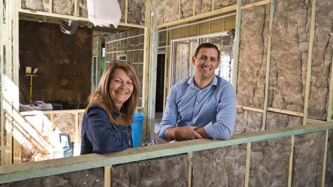 Quality Lifestyle Support director Robyn Cavanagh and CEO Geoff Betros as the business premises in Mort St are renovated and expanded, Monday, August 17, 2020. Picture: Kevin Farmer
