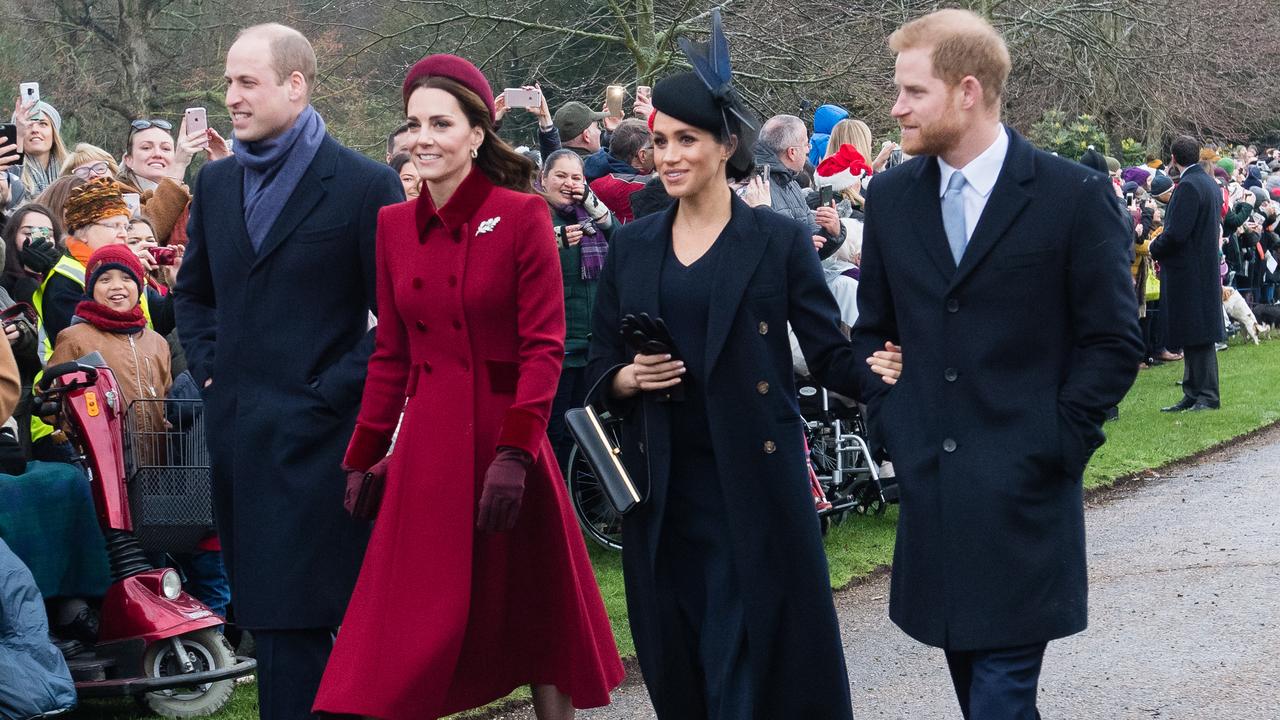 The ‘Fab Four’ are seen on Christmas Day 2018, with a new detail about this picture now exposing an unknown truth (Photo by Samir Hussein/Samir Hussein/WireImage)