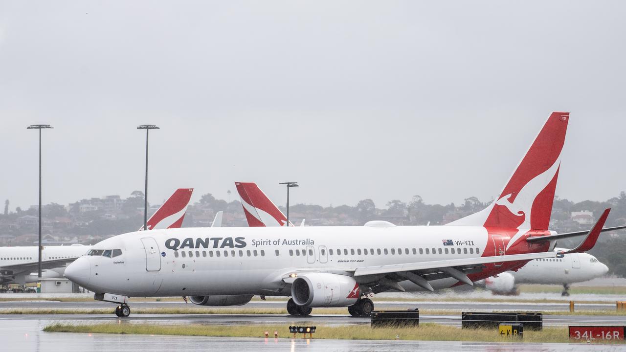 A Qantas flight (not pictured) was forced to turn around just 20 minutes into a trip from Perth to Sydney. Picture: NCA NewsWire / James Gourley