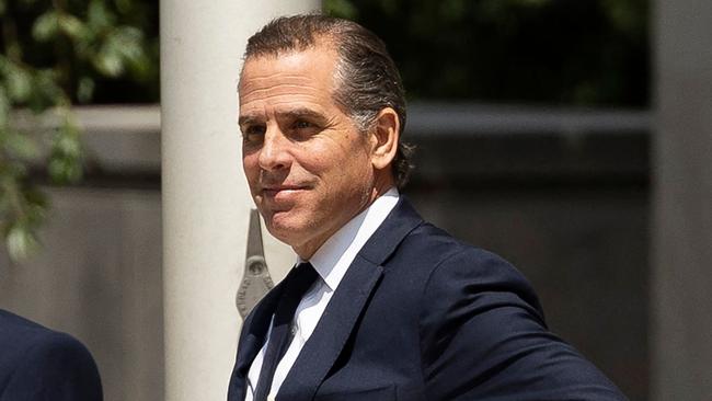 Hunter Biden has been charged with nine counts of tax evasion. Picture: AFP