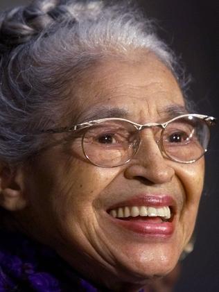 Rosa Parks was the last American to lay in honour at the US Capitol. Picture: AP