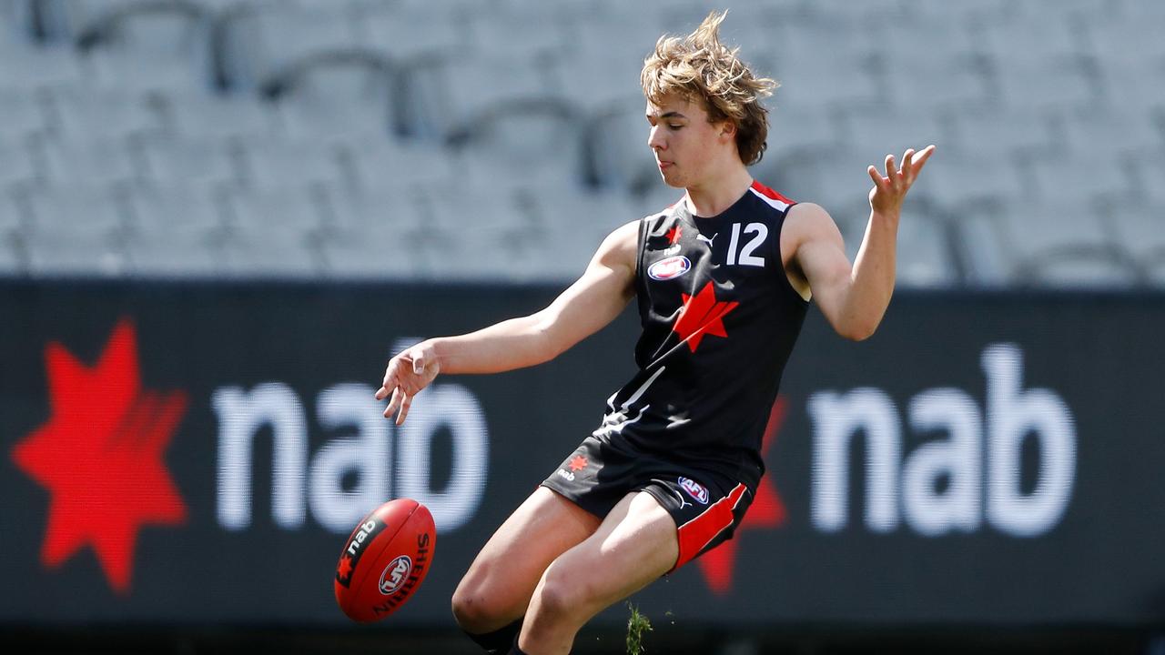 Ryley Sanders is a promising prospect from Tasmania. Picture: Getty Images