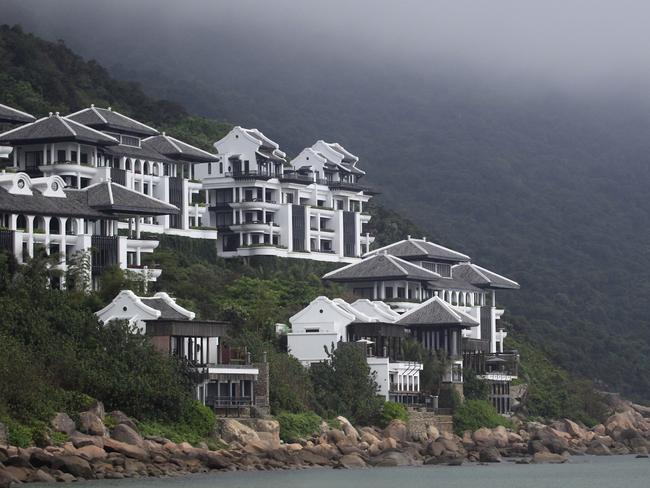 FILE - This March 18, 2017, photo shows the Intercontinental beach resort where the APEC summit was held in 2017 in Danang, Vietnam. U.S. President Donald Trump said Tuesday, Feb. 5, 2019 that he will hold a two-day summit with North Korea leader Kim Jong Un Feb. 27-28 in Vietnam to continue his efforts to persuade Kim to give up his nuclear weapons. As a single-party communist state, Vietnam boasts tight political control and an efficient security apparatus, and successfully hosted the APEC meetings in 2017, and the regional edition of the high-powered World Economic Forum in 2018, both in the central coastal city of Danang. (AP Photo/Hau Dinh)