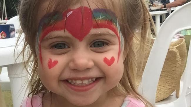 Flo Turner, 4, from Newcastle succumbed to DIPG on Friday.